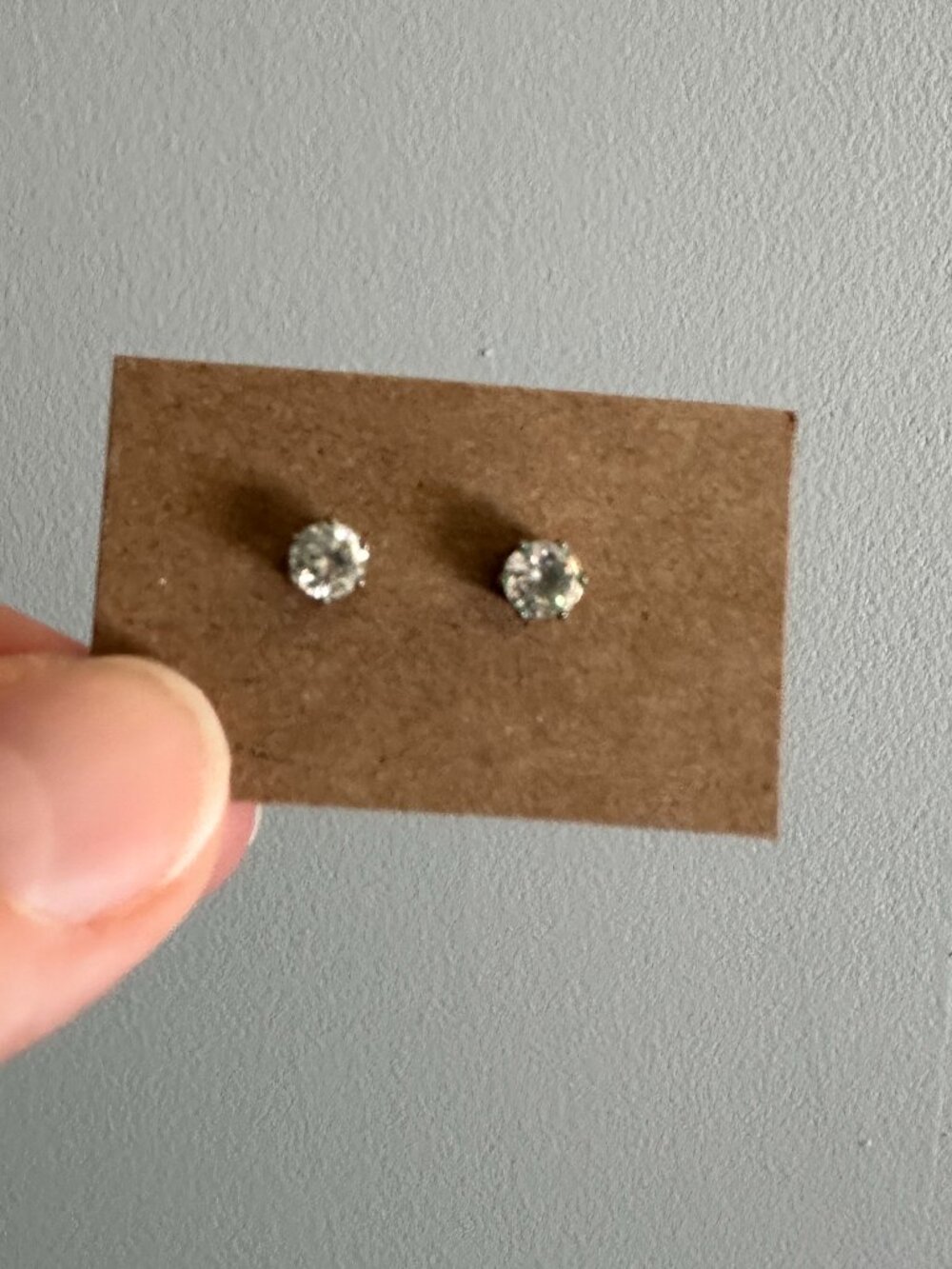 Rhinestone Stud Earrings